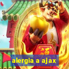 alergia a ajax